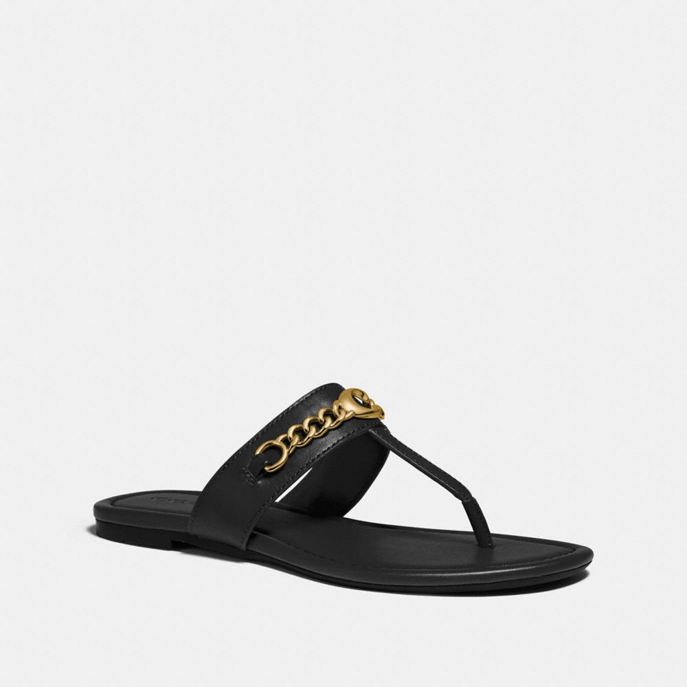 JACLYN SANDAL - BLACK - COACH FG3443