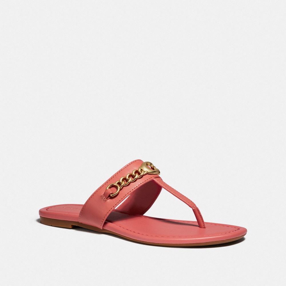 COACH FG3443 - JACLYN SANDAL CORAL