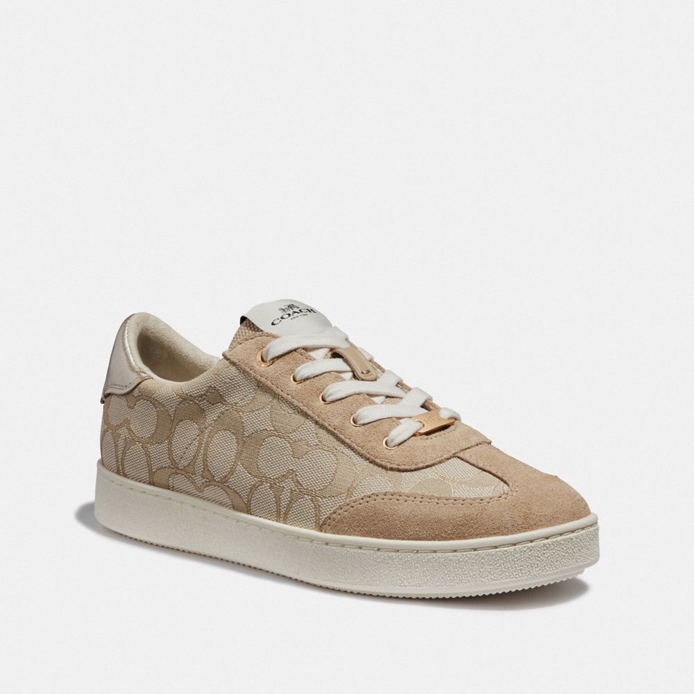 COACH Fg3473 - C116 LOW TOP SNEAKER - LIGHT KHAKI | COACH SHOES