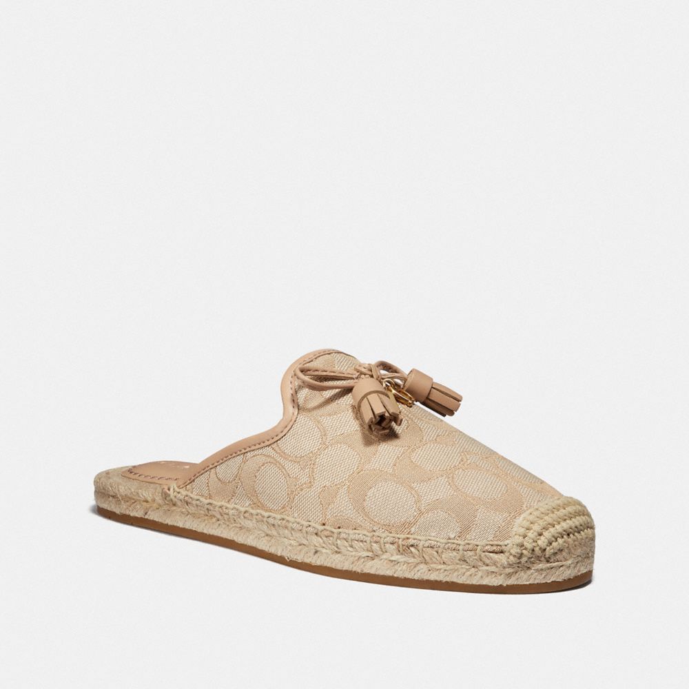 COACH FG3481 - CASSIDY ESPADRILLE LIGHT KHAKI