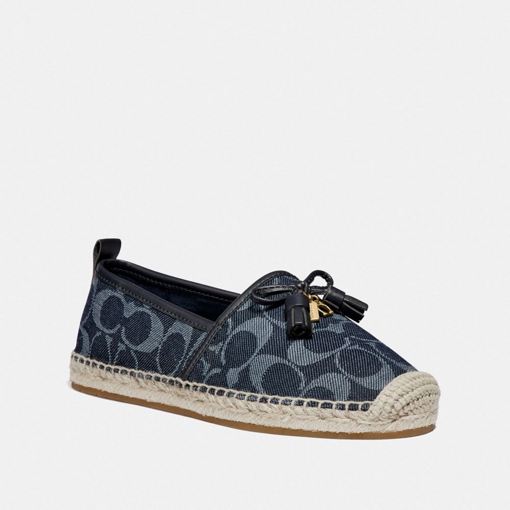 COACH FG3482 CARSON ESPADRILLE DENIM