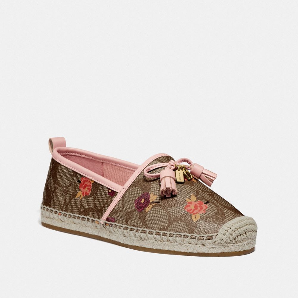 COACH CARSON ESPADRILLE - KHAKI/PETAL - FG3483