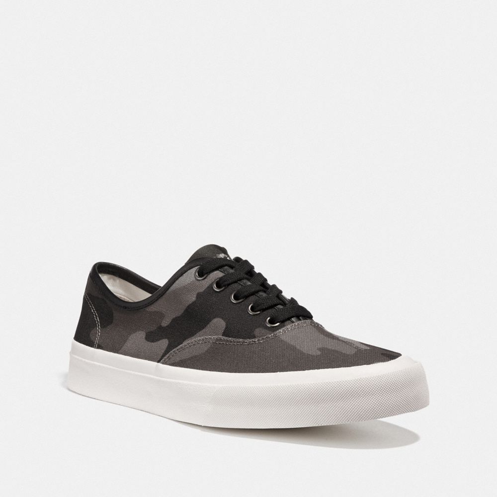 COACH FG3504 TENNIS SNEAKER WITH CAMO PRINT GREY-CAMO