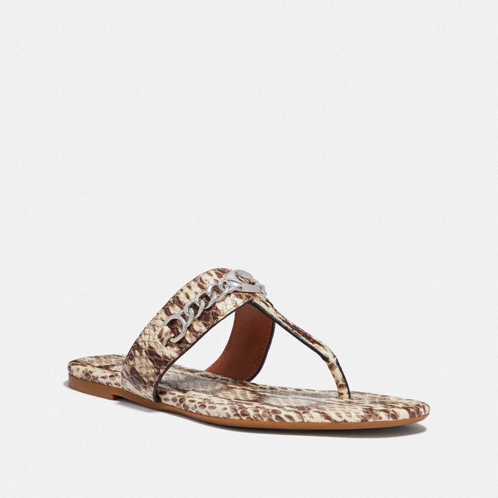 JACLYN SANDAL - NATURAL - COACH FG3816