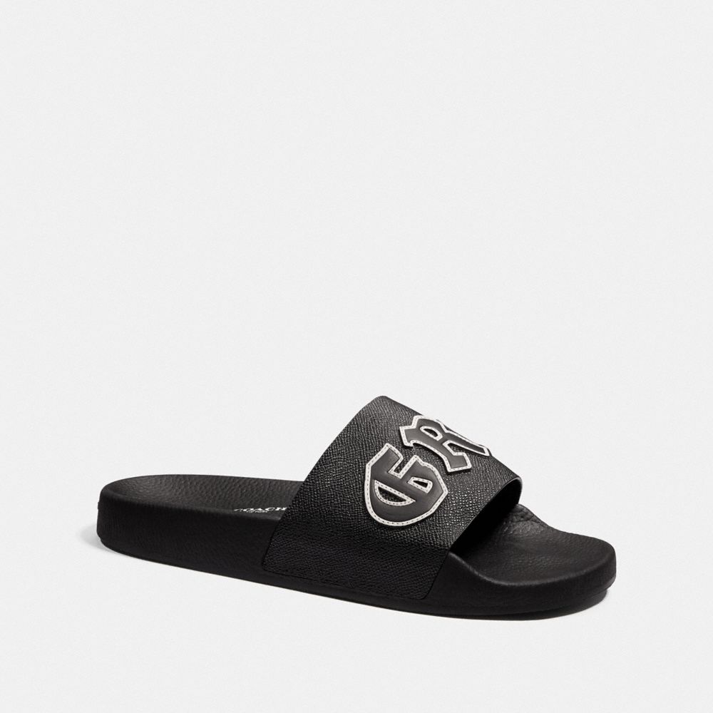 COACH FG3843 Disney X Coach Slide With Grumpy BLACK