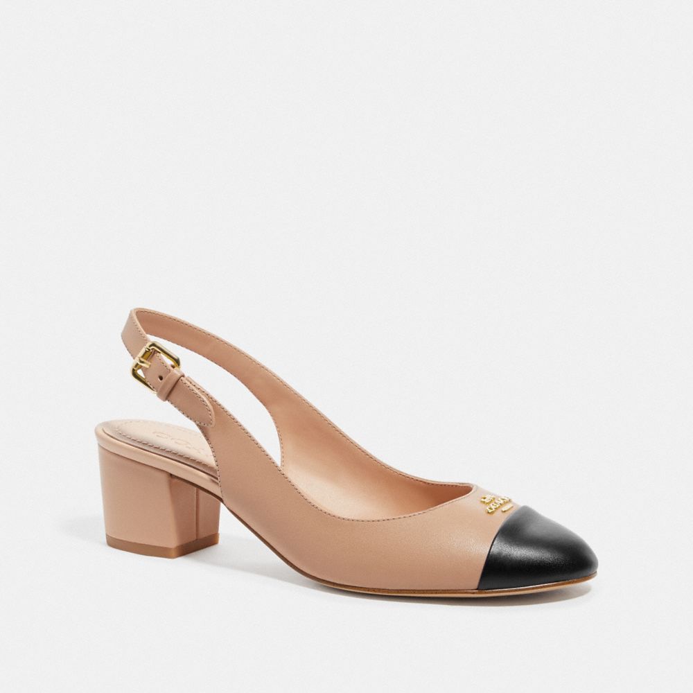 ERICA SLINGBACK - BEECHWOOD/BLACK - COACH FG4250