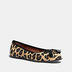 BENNI BALLET WITH LEOPARD PRINT - LEOPARD - COACH FG4309