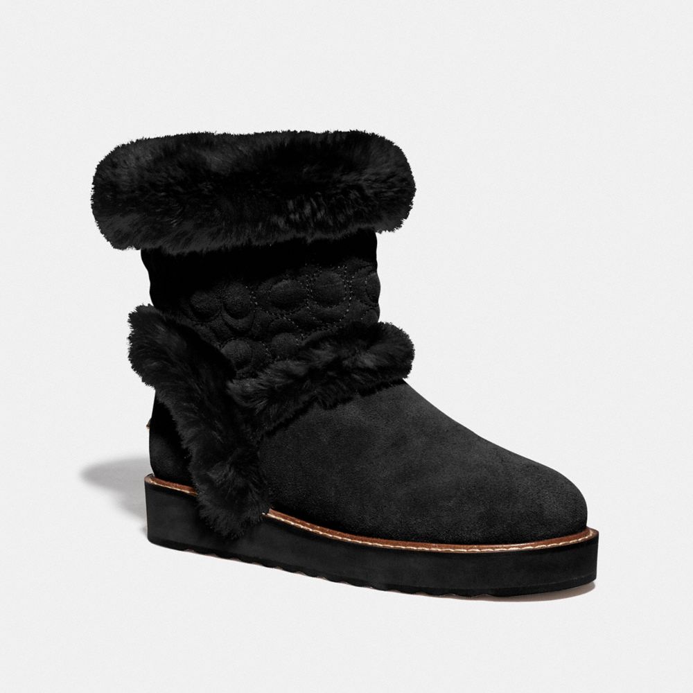 coach suede boots