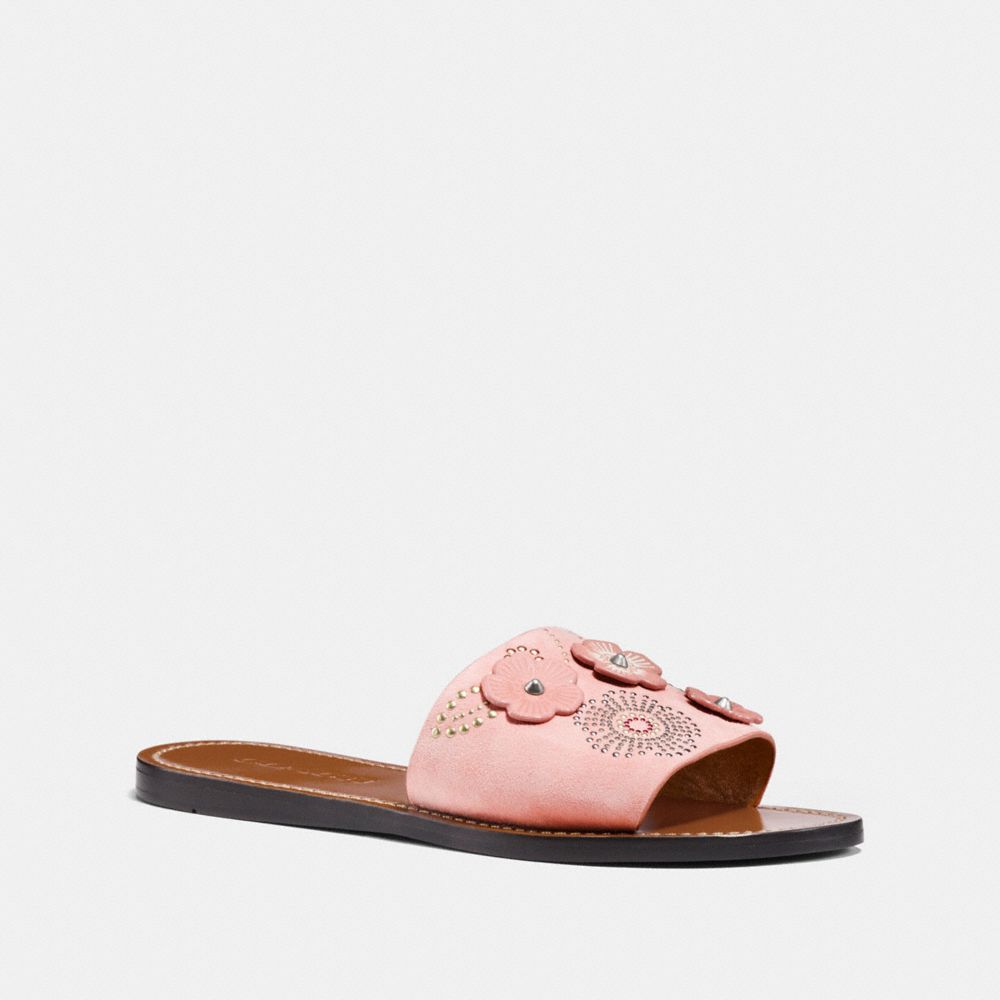 COACH G2091 Slide With Tea Rose Rivets PEONY