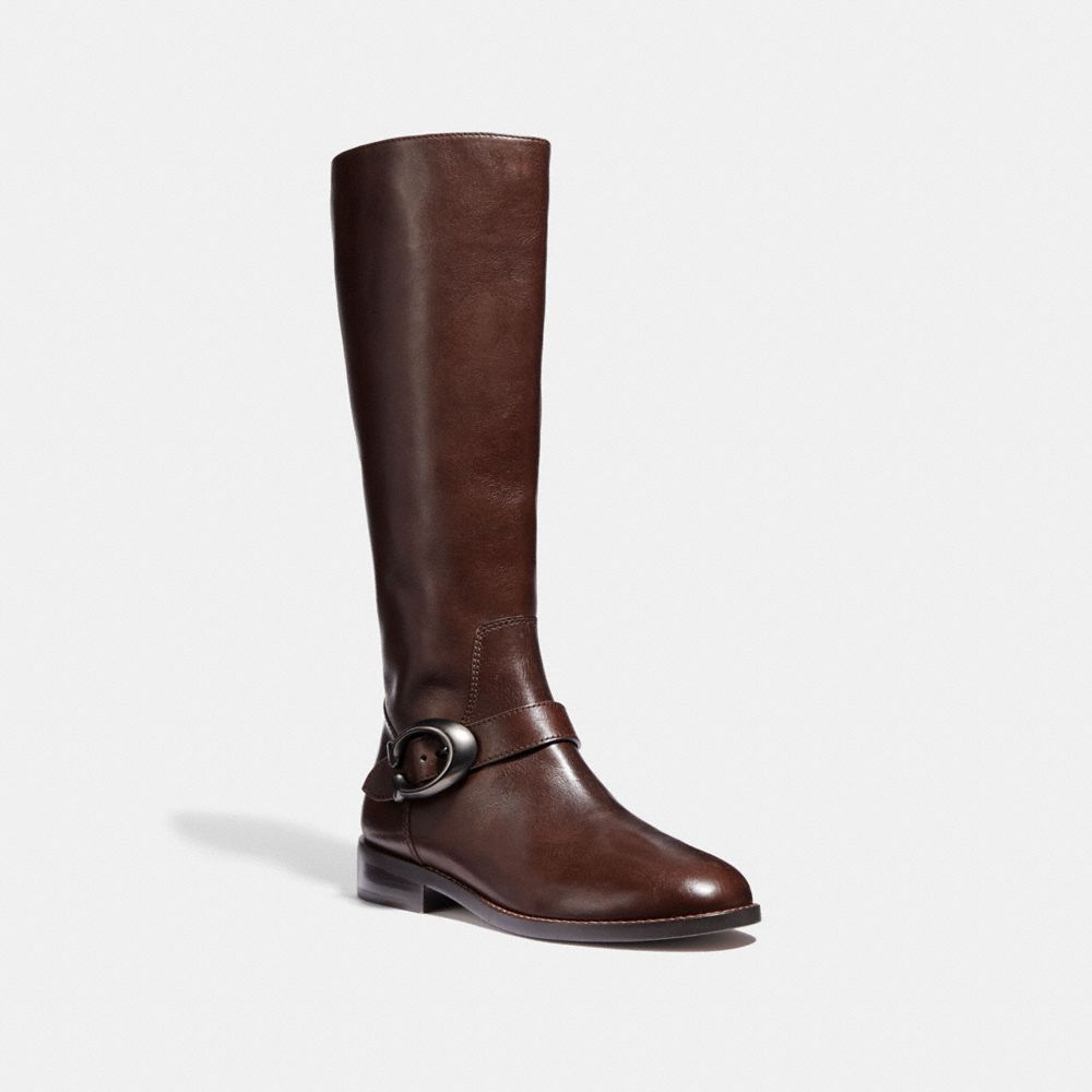 COACH BRYNN RIDING BOOT - TOBACCO - G2802