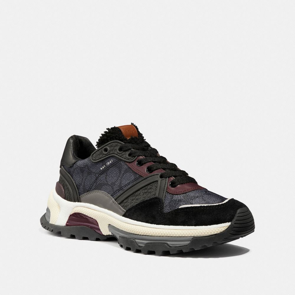 C143 SIGNATURE RUNNER - G3027 - CHARCOAL/BLACK