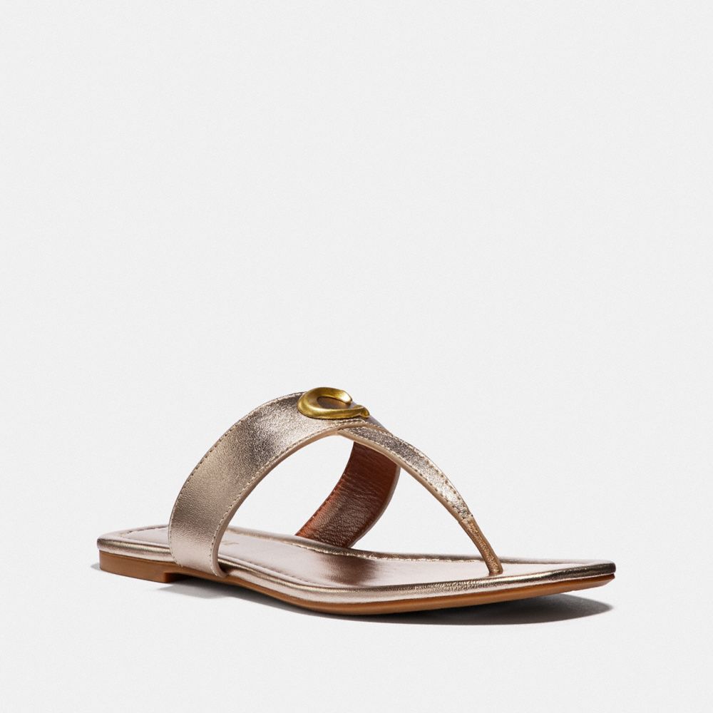 COACH JESSIE SANDAL - CHAMPAGNE - G3336