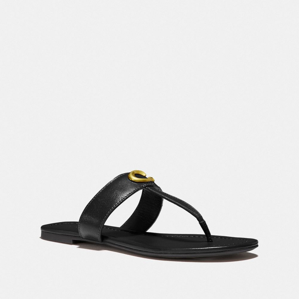 COACH JESSIE SANDAL - BLACK - G3337