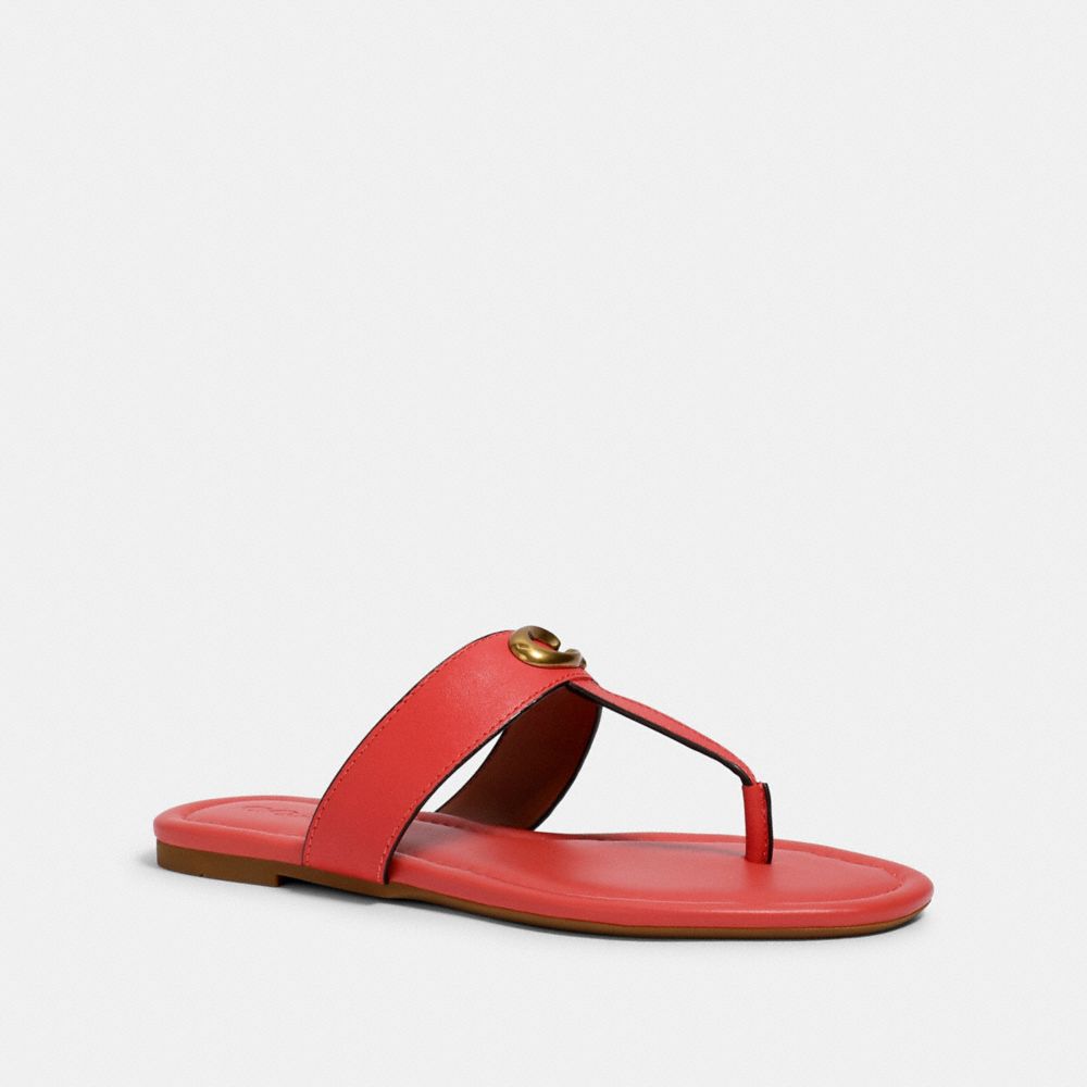 COACH G3337 Jessie Sandal TANGERINE