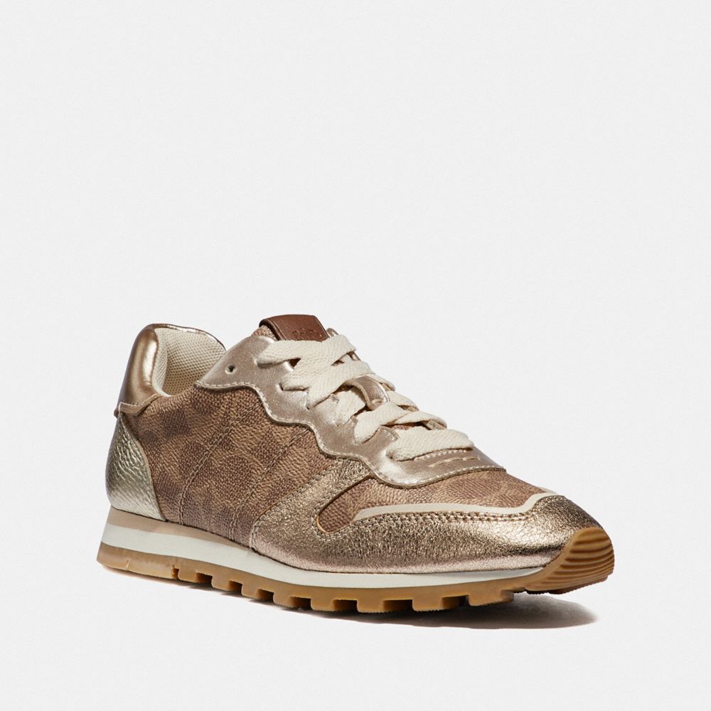 COACH C118 RUNNER - TAN/CHAMPAGNE - G3342