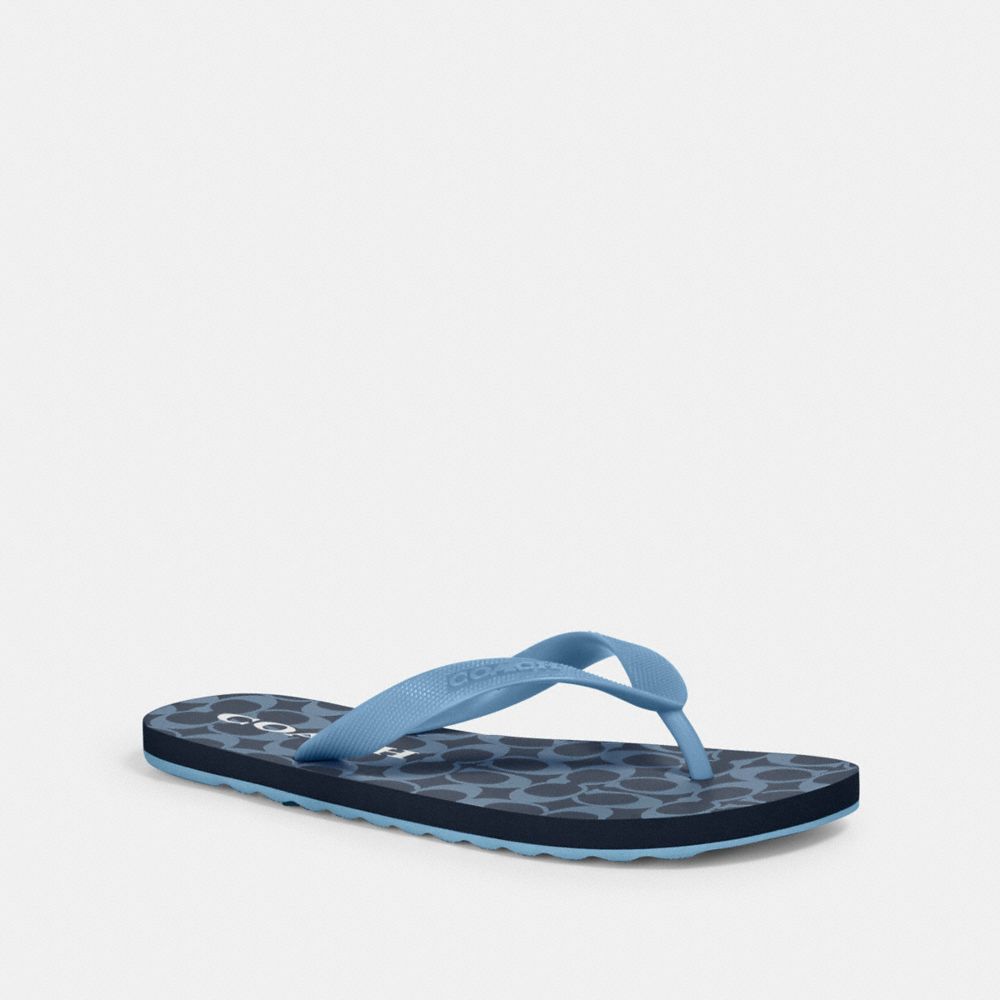 ZAK FLIP FLOP - DENIM - COACH G3434