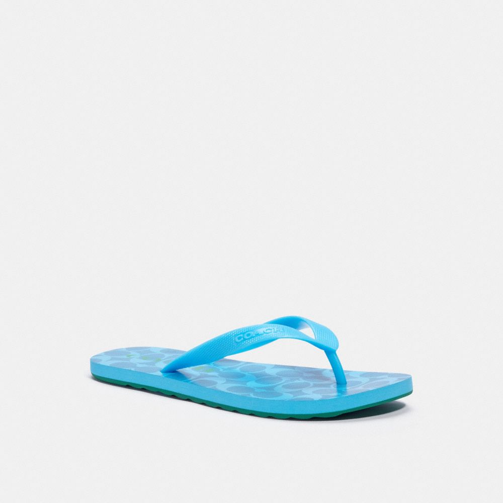 ZAK FLIP FLOP - PARROT BLUE - COACH G3434