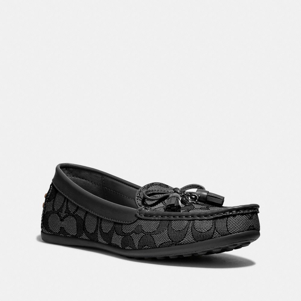 COACH G3450 - GREENWICH LOAFER BLACK SMOKE/BLACK