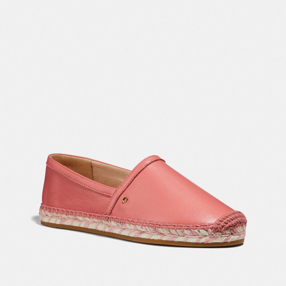 COACH G3559 CASEY ESPADRILLE BRIGHT CORAL