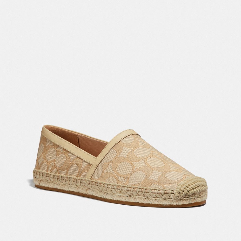 COACH G3562 Casey Espadrille IVORY/CREAM