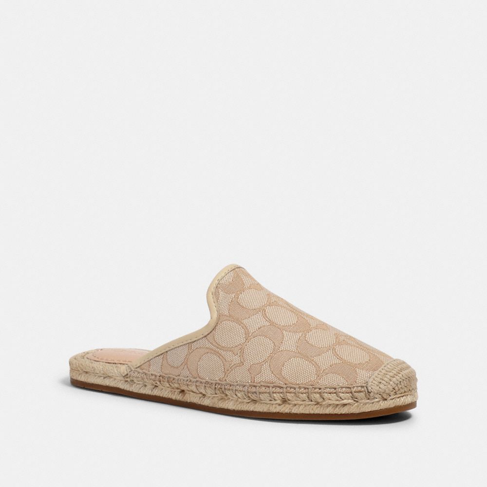 CALI ESPADRILLE SLIDE - IVORY/CREAM - COACH G3570