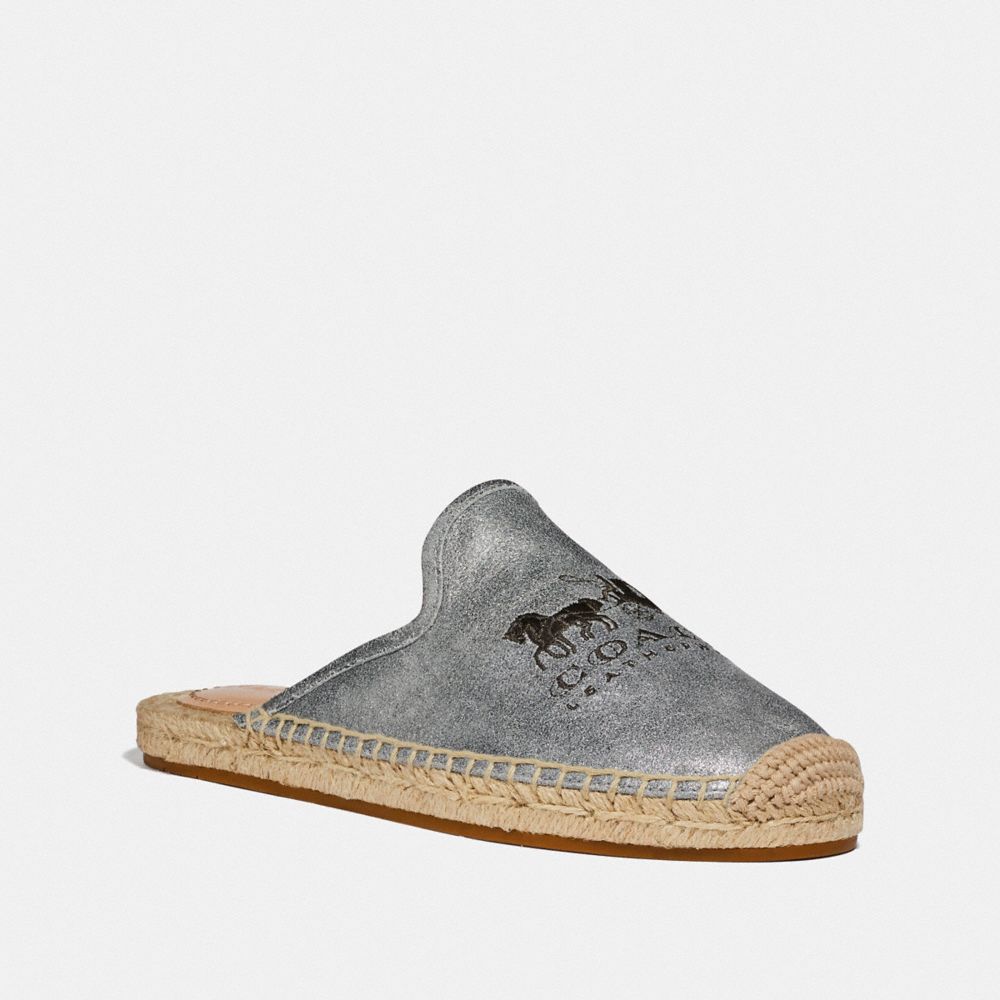 COACH G3571 CALI ESPADRILLE SLIDE GRANITE