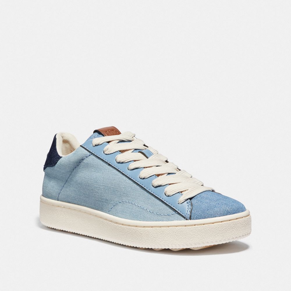 C101 LOW TOP SNEAKER - G3603 - LIGHT DENIM/DARK DENIM