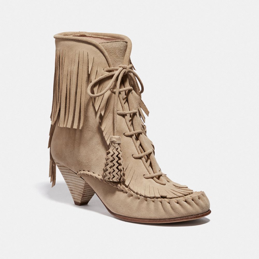 FRINGE BOOT - LIGHT TAN - COACH G3802