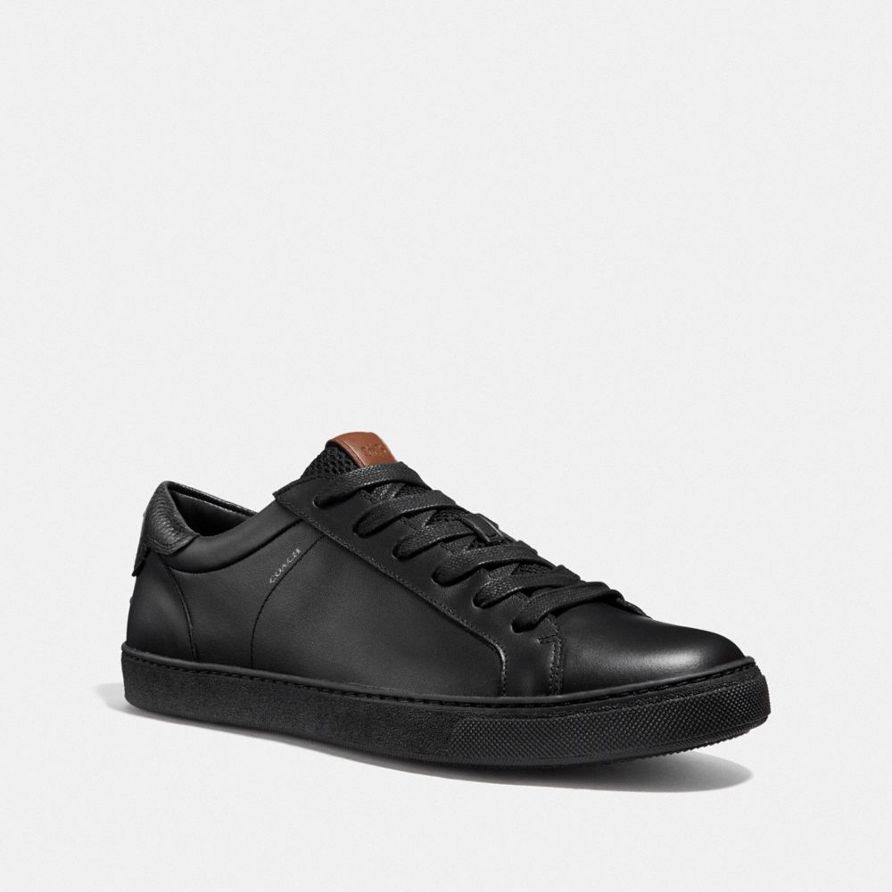 COACH C126 LOW TOP SNEAKER - BLACK - G3903