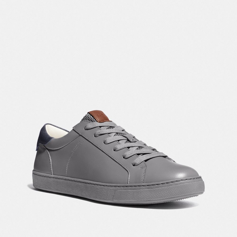 COACH G3903 C126 Low Top Sneaker HEATHER GREY MIDNIGHT NAVY