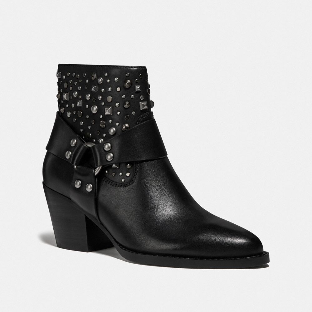 COACH G4230 Pia Western Bootie BLACK