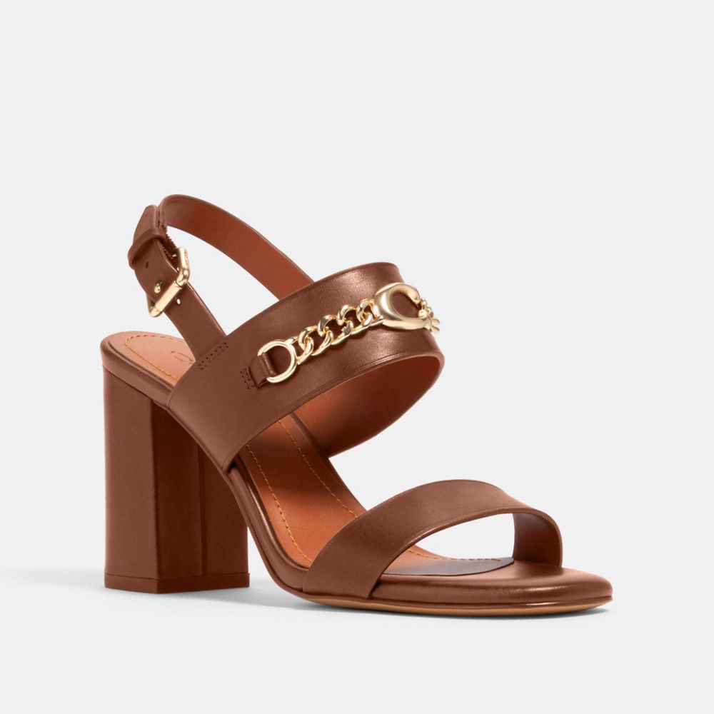 COACH G4248 Mari Sandal SADDLE