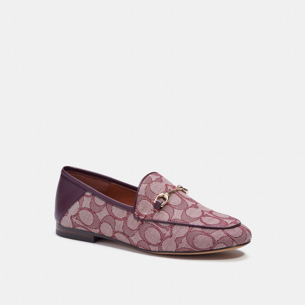 HALEY LOAFER - G4568 - BURGUNDY/ CRANBERRY