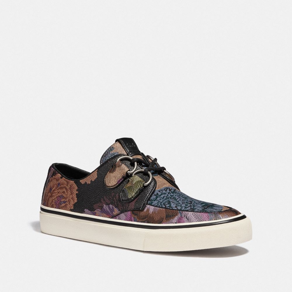 COACH G4586 C175 LOW TOP SNEAKER WITH KAFFE FASSETT PRINT MULTI ALL OVER