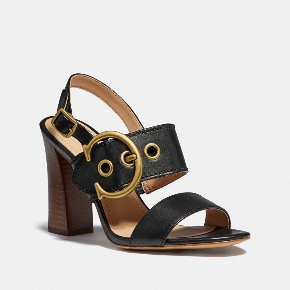 COACH ROBIN SANDAL - BLACK/BLACK - G4601