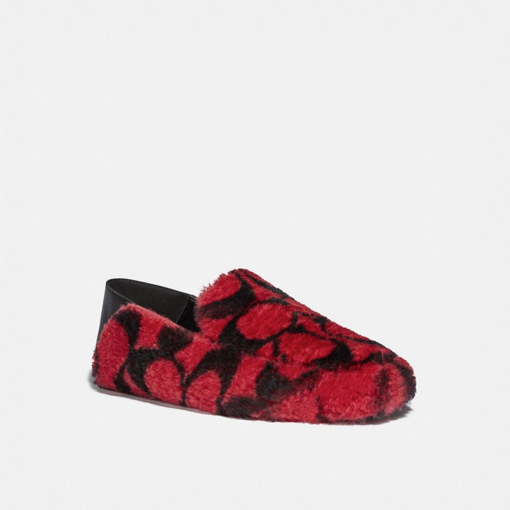 Holly Slipper - G4635 - RASPBERRY/BLACK