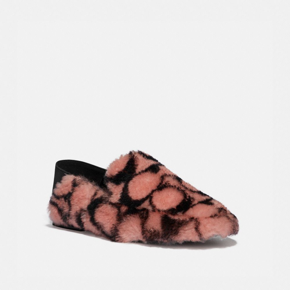 HOLLY SLIPPER - LIGHT PINK/BLACK - COACH G4635