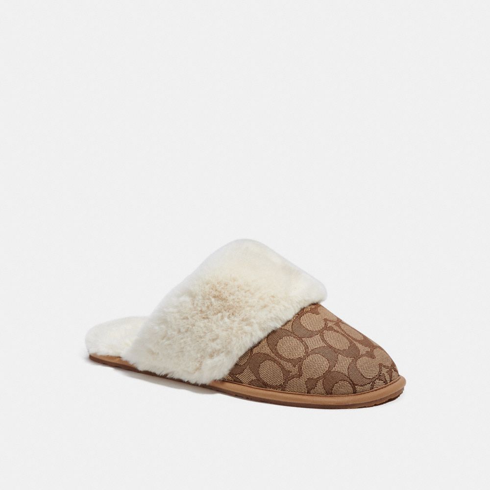 COACH G4640 ZIVA SLIPPER KHAKI