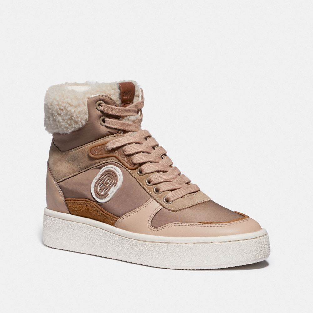 COACH G4655 - C220 HIGH TOP SNEAKER MUSHROOM/OAT