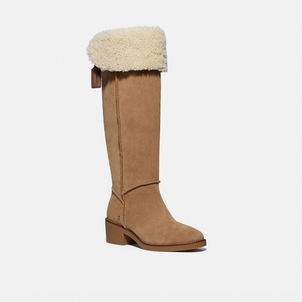 JANELLE BOOT - PEANUT/NATURAL - COACH G4675