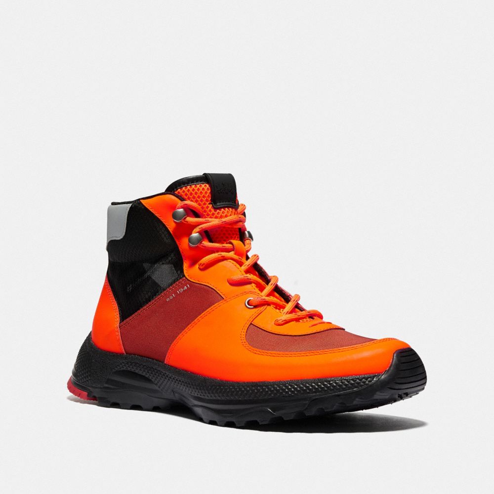 COACH C250 HIKER BOOT - FLUO ORANGE - G4693