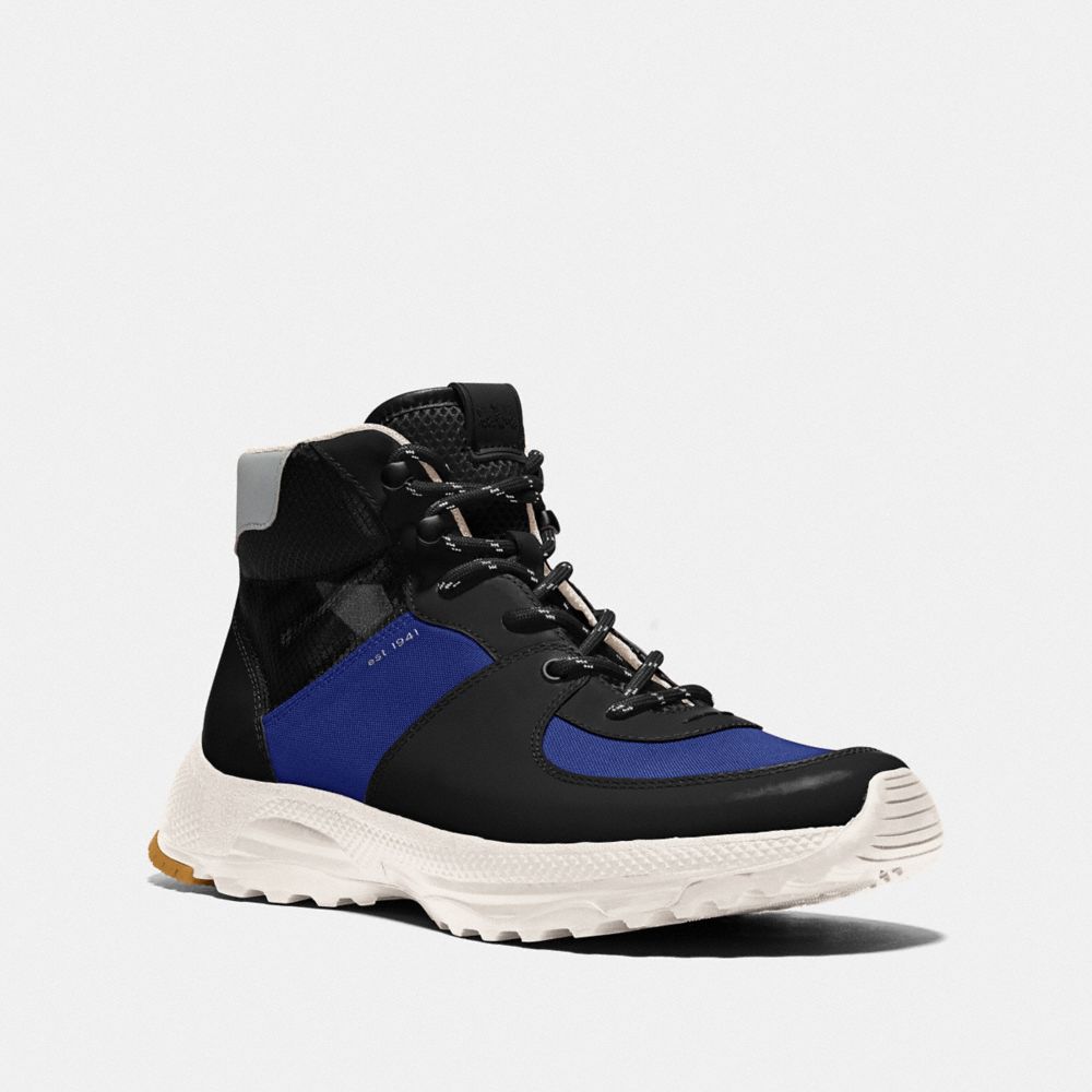 COACH G4693 C250 Hiker Boot BLACK/SPORT BLUE