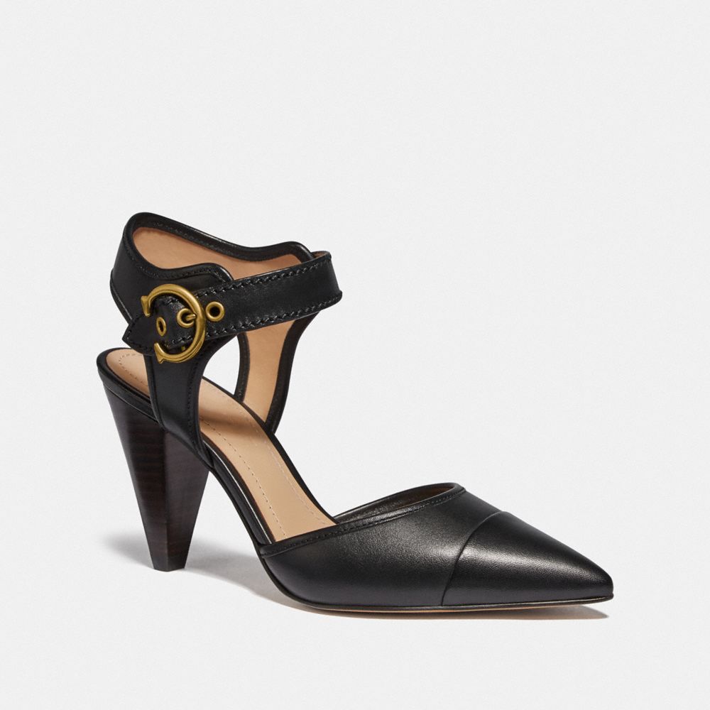 WREN PUMP - BLACK/BLACK - COACH G4784