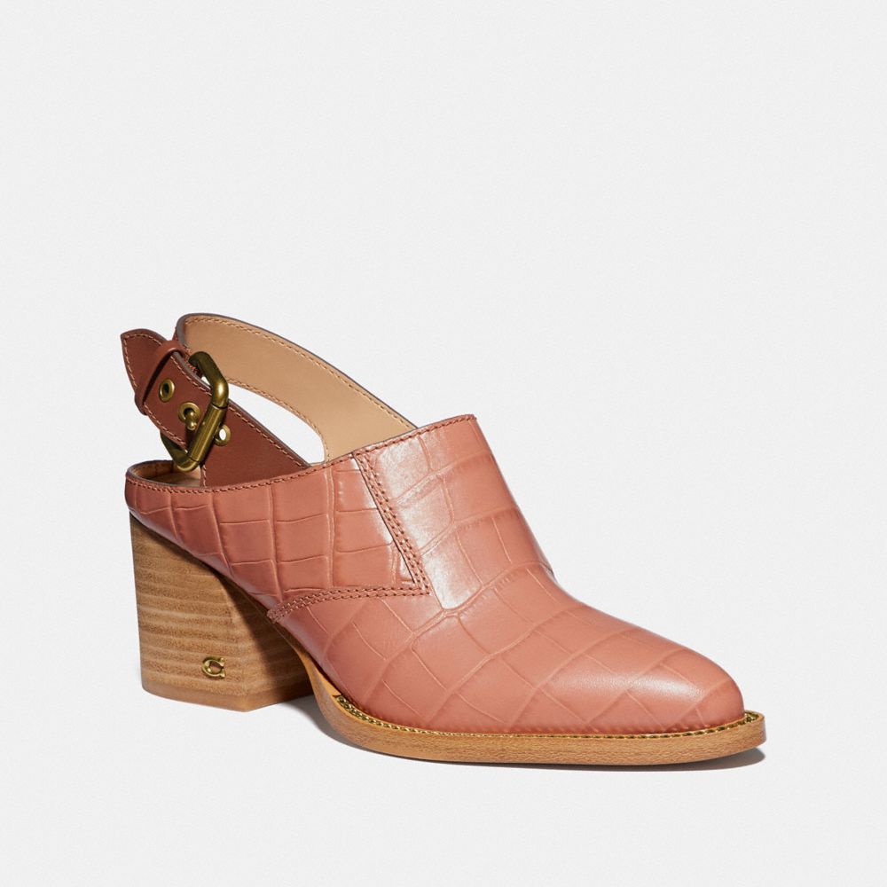 COACH G4818 - PAYSON SLINGBACK BOOTIE LT PEACH/1941 SADDLE