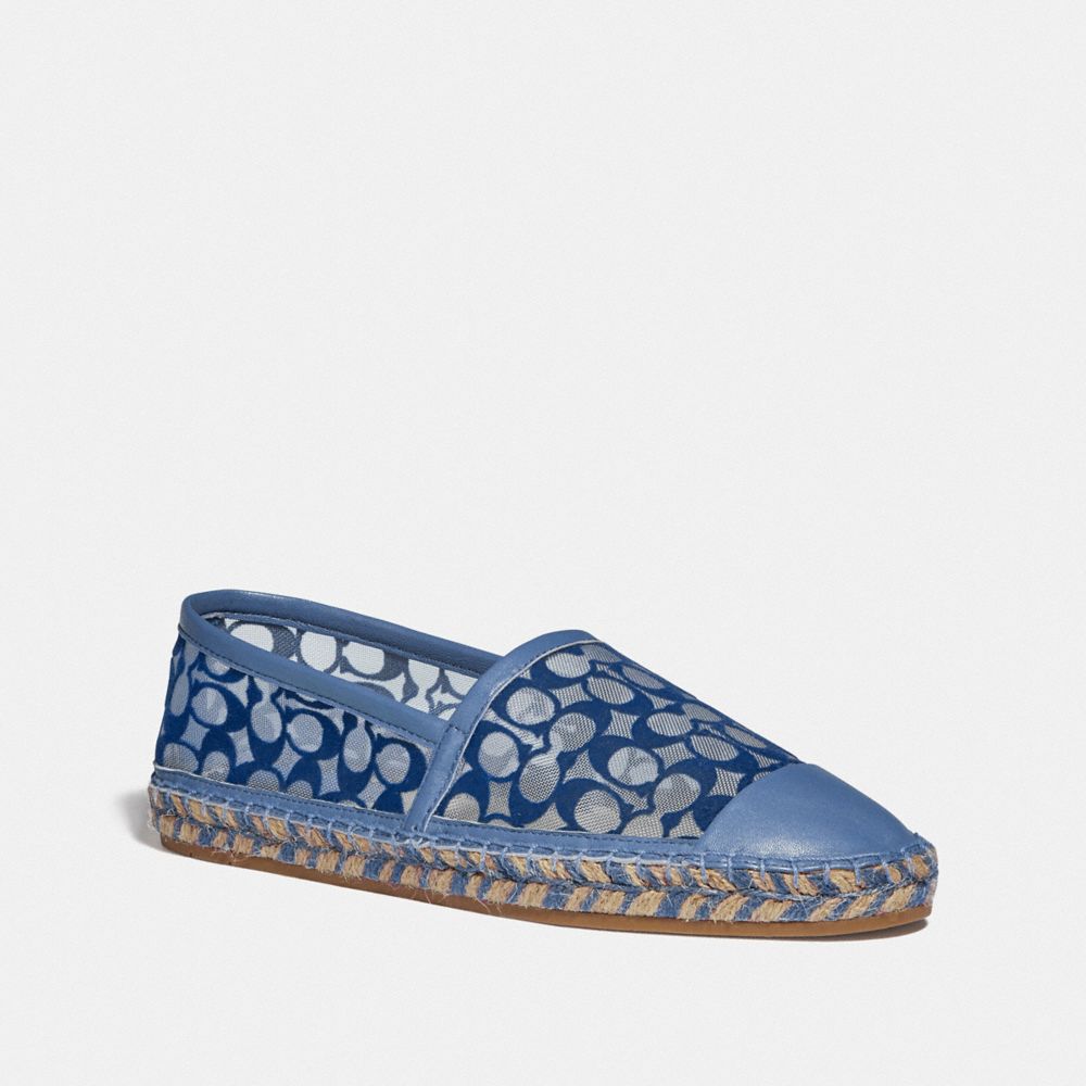 COACH G4819 CLEO ESPADRILLE STONE-BLUE