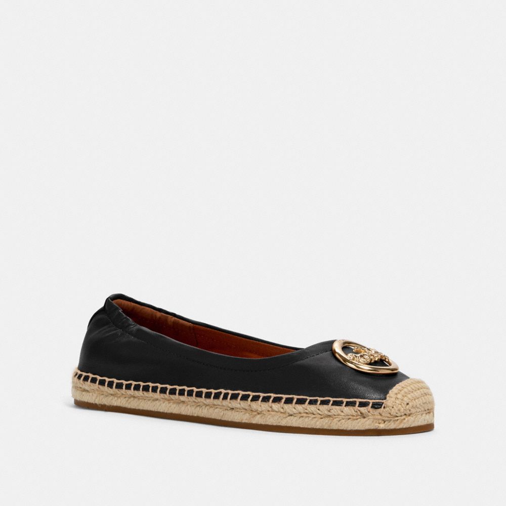 COACH G4839 CLARA ESPADRILLE BLACK