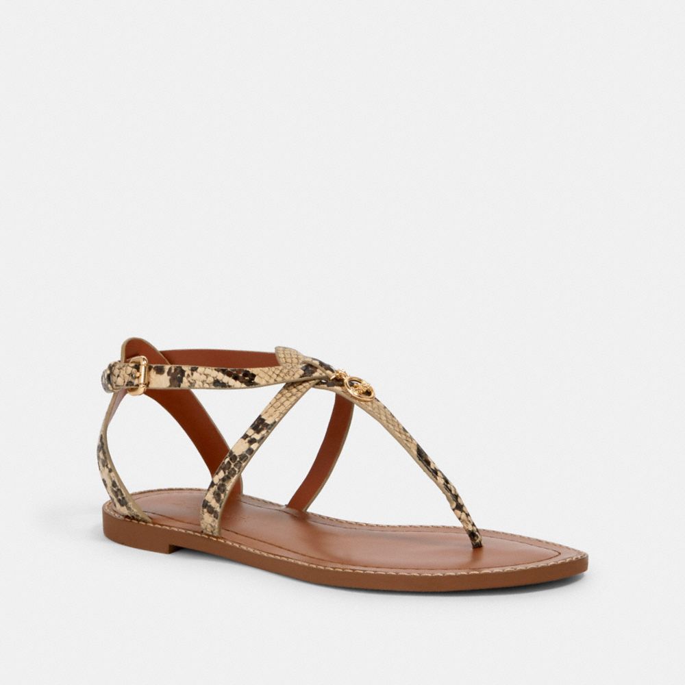 COACH G4853 - LYDIA SANDAL NATURAL