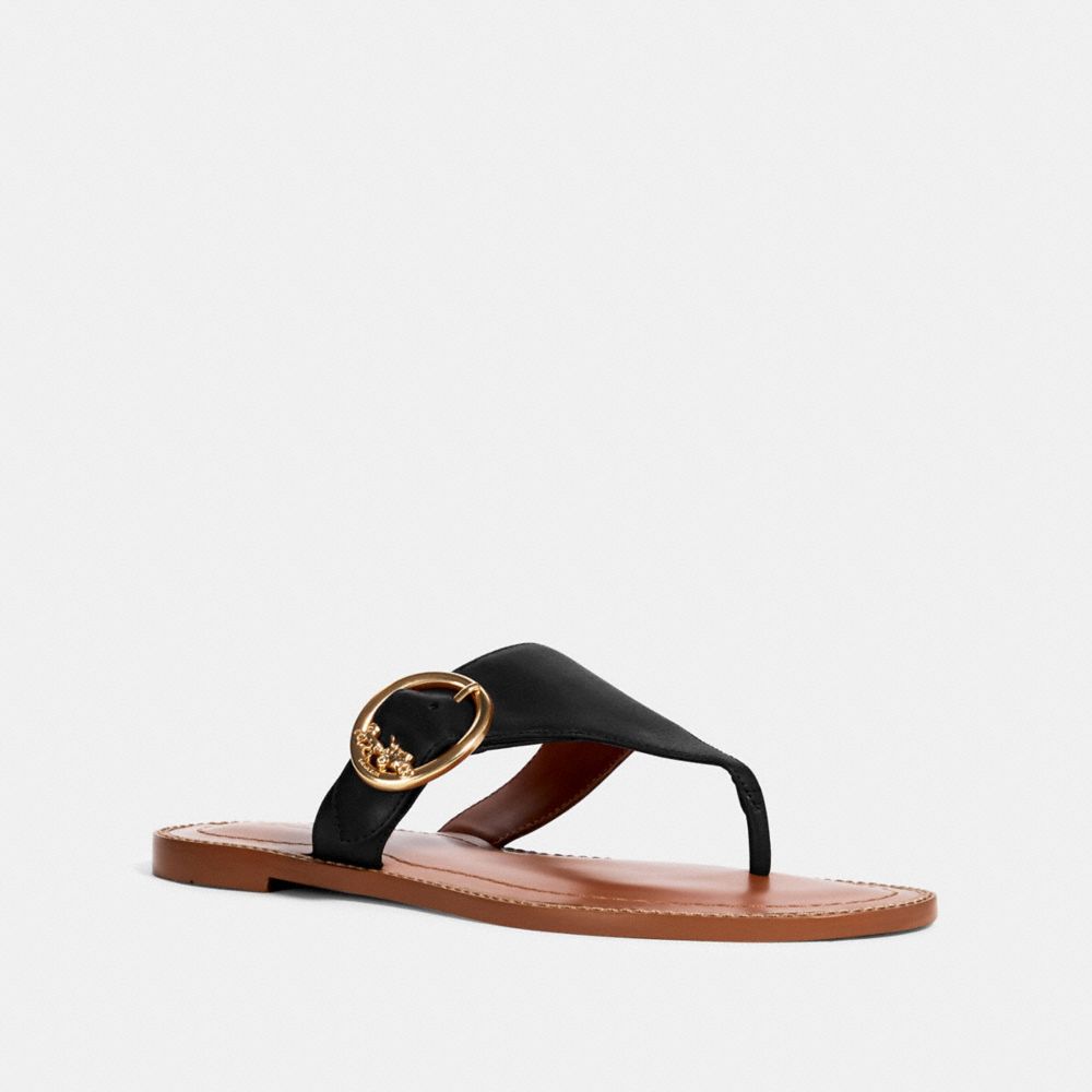 COACH LESLI SANDAL - BLACK - G4855