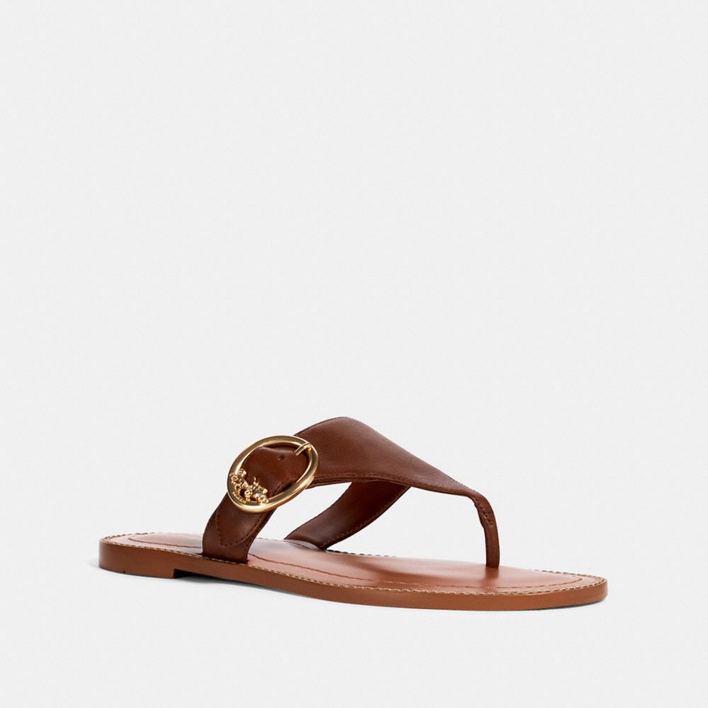 COACH G4855 Lesli Sandal SADDLE