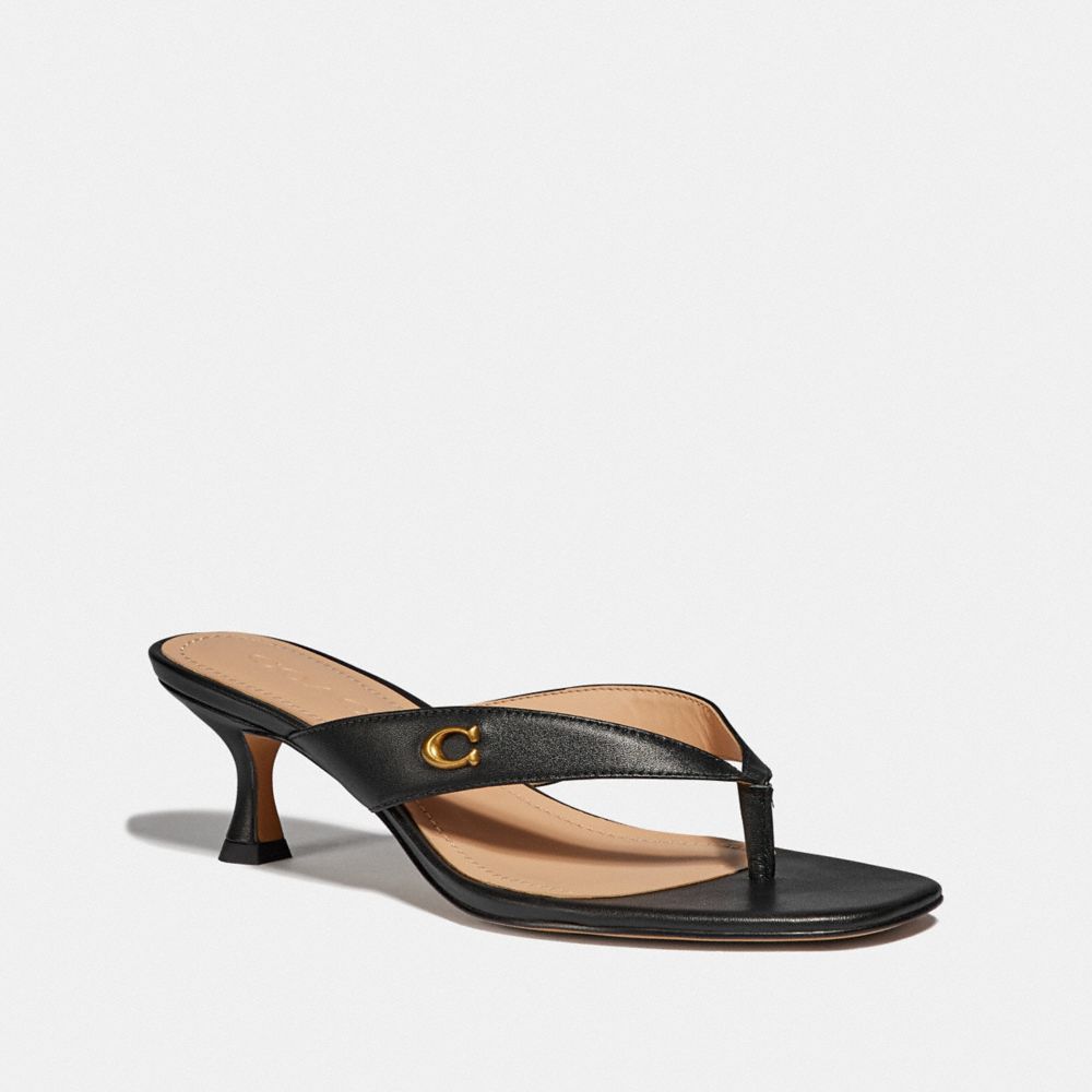 COACH AUDREE SANDAL - BLACK - G4883